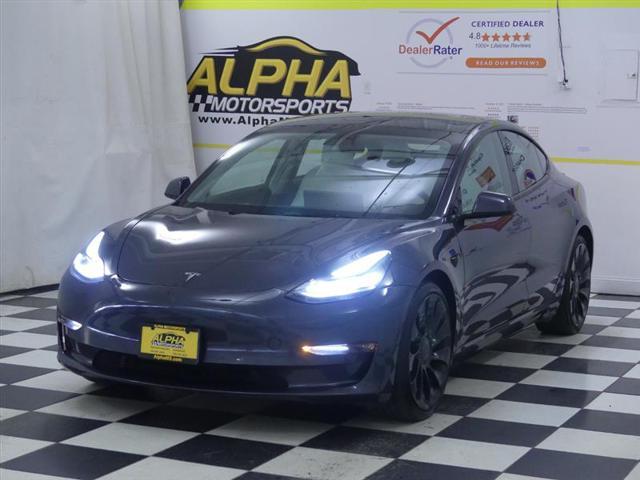 used 2022 Tesla Model 3 car, priced at $23,900