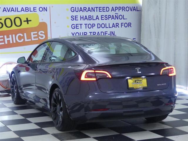 used 2022 Tesla Model 3 car, priced at $23,900