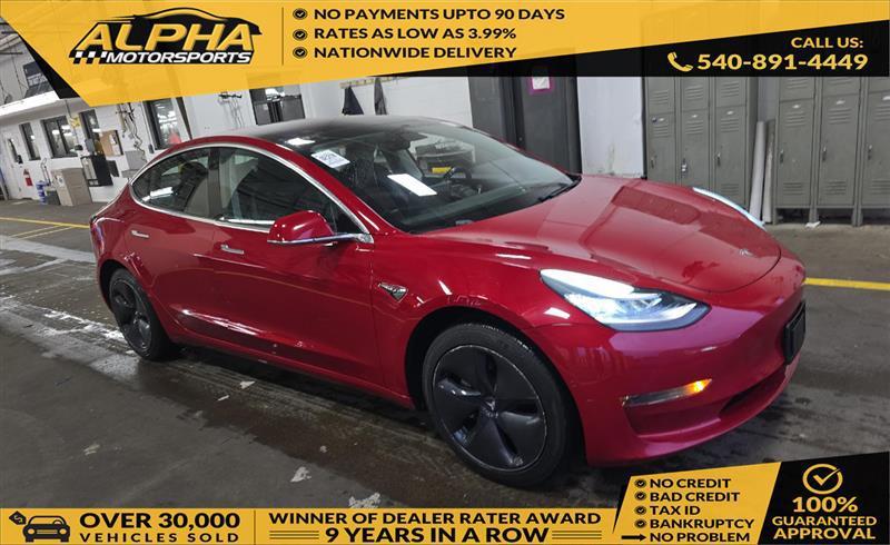 used 2018 Tesla Model 3 car, priced at $15,000