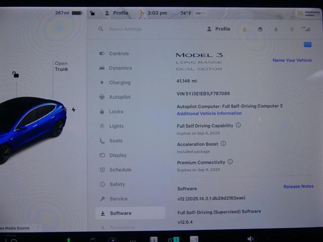 used 2020 Tesla Model 3 car, priced at $19,999