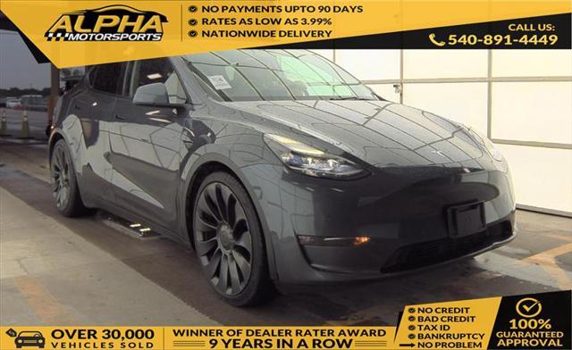 used 2021 Tesla Model Y car, priced at $19,999