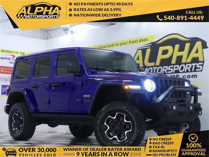 used 2020 Jeep Wrangler Unlimited car, priced at $34,000
