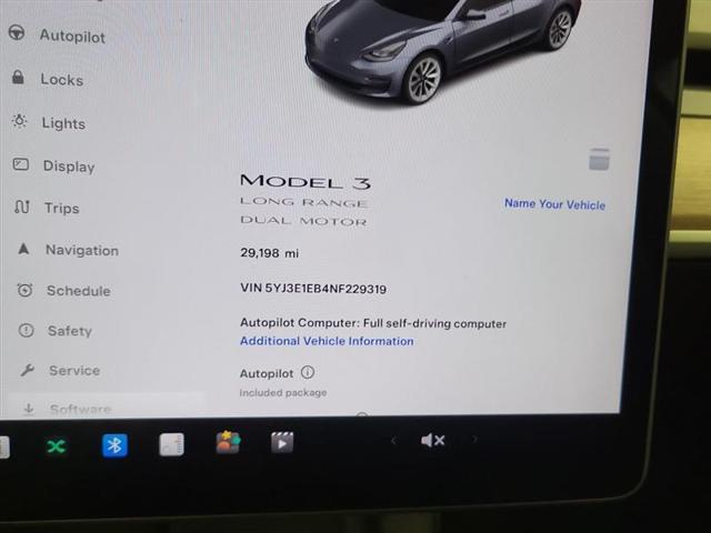 used 2022 Tesla Model 3 car, priced at $23,500