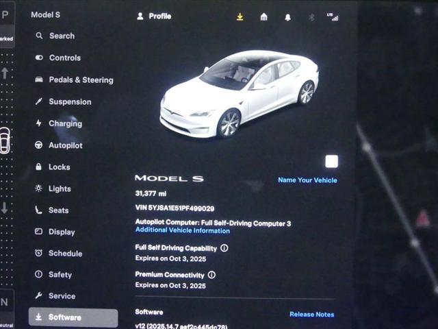 used 2023 Tesla Model S car, priced at $42,500