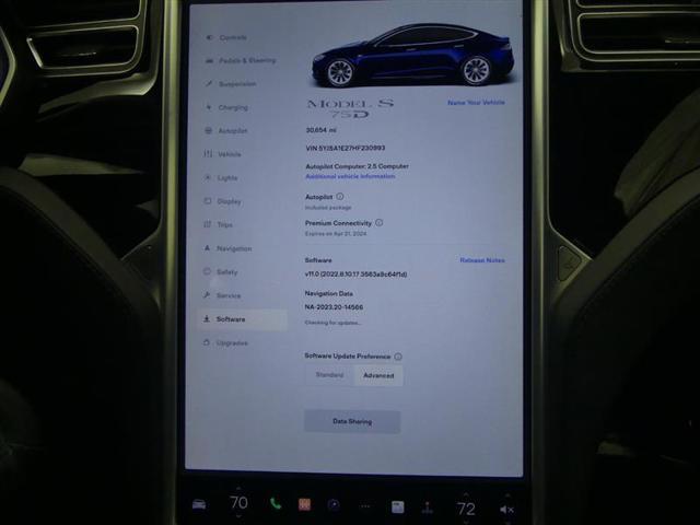 used 2017 Tesla Model S car, priced at $24,900