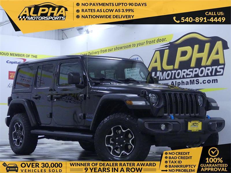 used 2022 Jeep Wrangler Unlimited 4xe car, priced at $31,999
