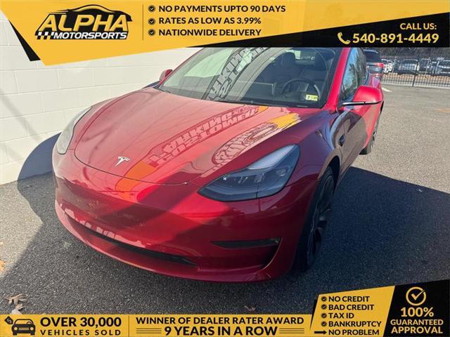 used 2023 Tesla Model 3 car, priced at $31,000