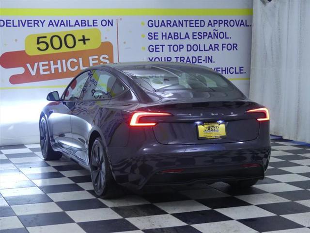 used 2024 Tesla Model 3 car, priced at $30,750