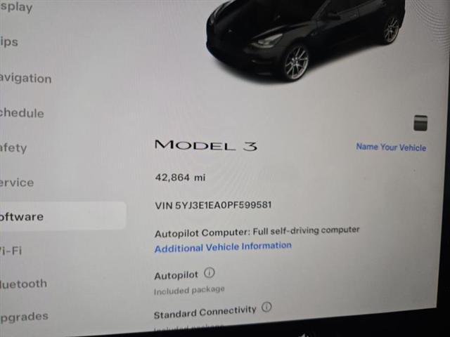 used 2023 Tesla Model 3 car, priced at $22,000