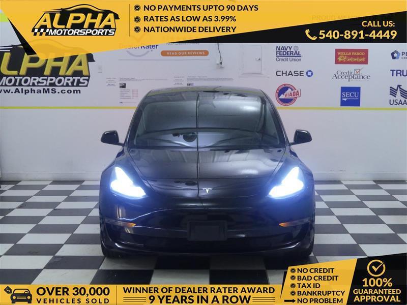 used 2022 Tesla Model 3 car, priced at $19,400