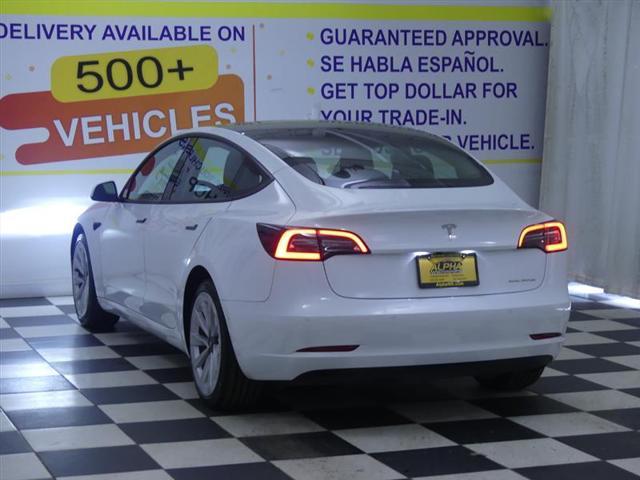 used 2021 Tesla Model 3 car, priced at $20,000