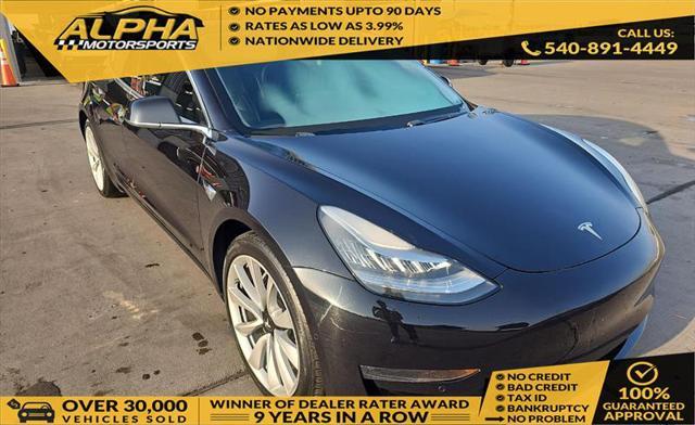 used 2018 Tesla Model 3 car, priced at $16,000