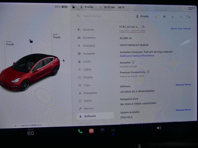 used 2020 Tesla Model 3 car, priced at $26,300