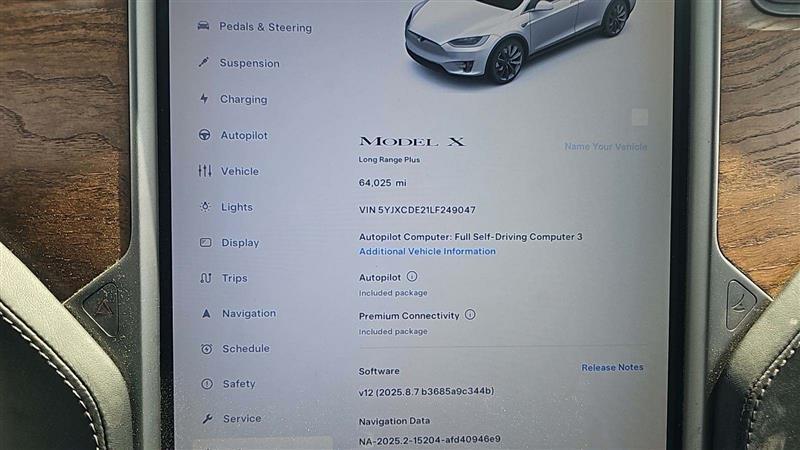 used 2020 Tesla Model X car, priced at $31,500