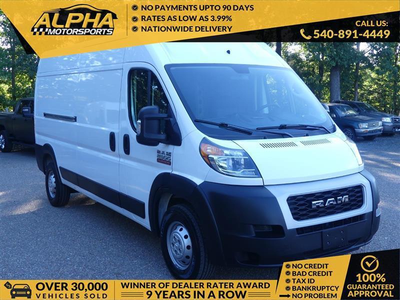 used 2021 Ram ProMaster 2500 car, priced at $24,900