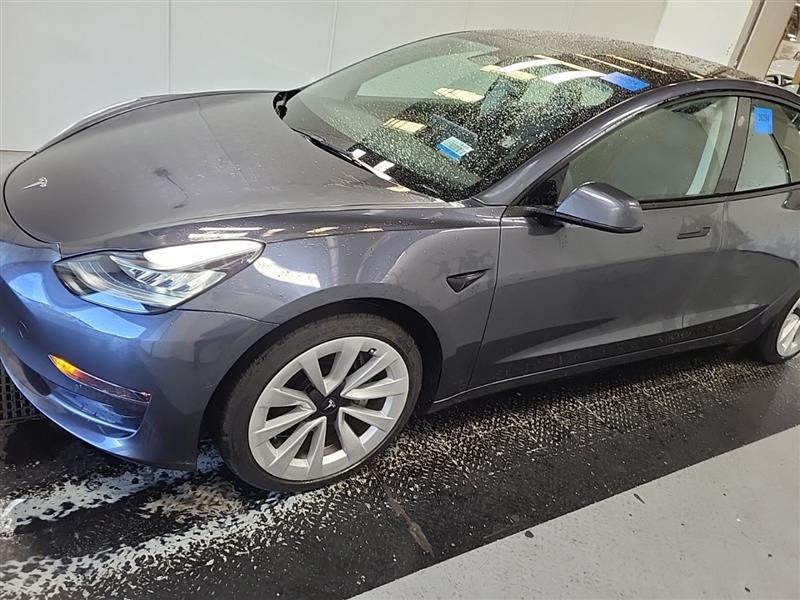 used 2022 Tesla Model 3 car, priced at $22,500