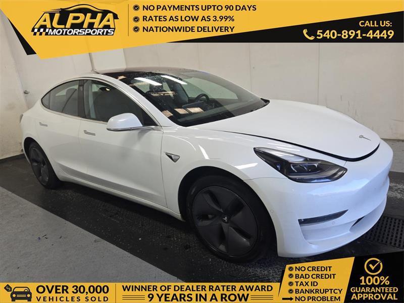 used 2018 Tesla Model 3 car, priced at $13,500