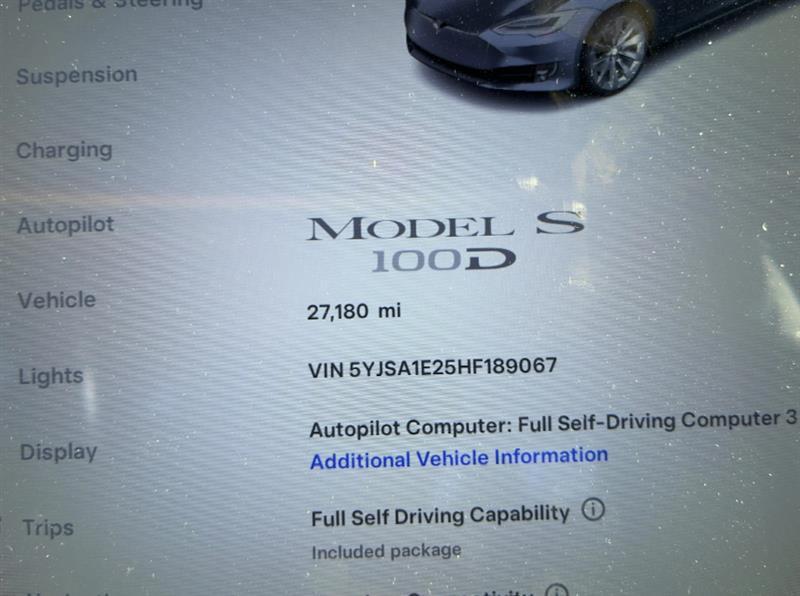 used 2017 Tesla Model S car, priced at $26,000