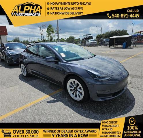 used 2023 Tesla Model 3 car, priced at $31,000