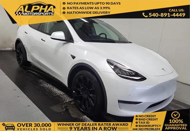 used 2021 Tesla Model Y car, priced at $23,300