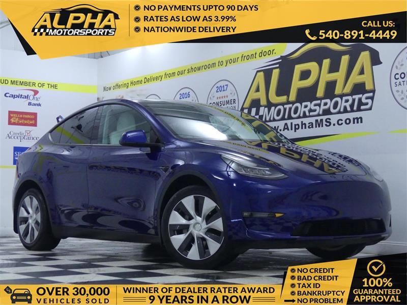 used 2021 Tesla Model Y car, priced at $23,600