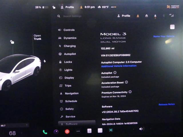 used 2018 Tesla Model 3 car, priced at $15,000