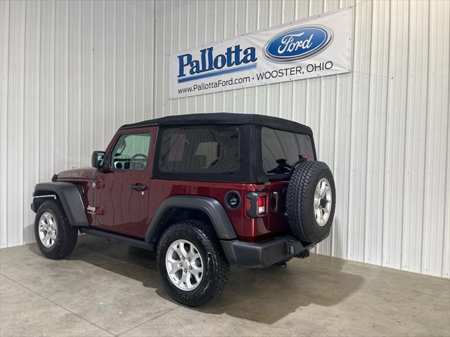 used 2021 Jeep Wrangler car, priced at $32,500