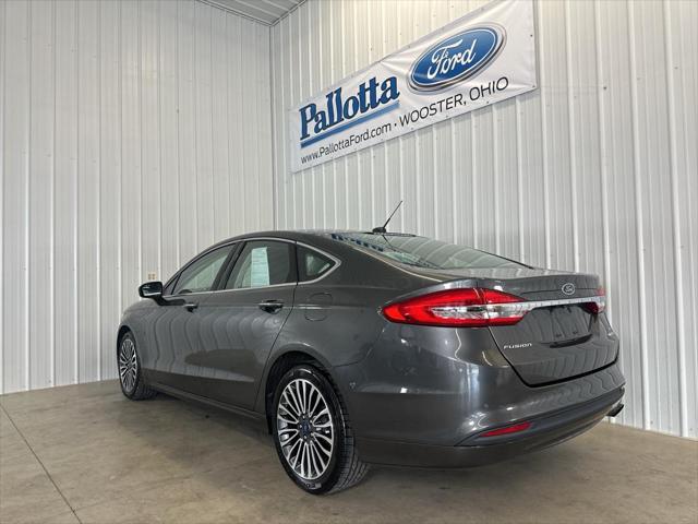 used 2018 Ford Fusion car, priced at $18,500