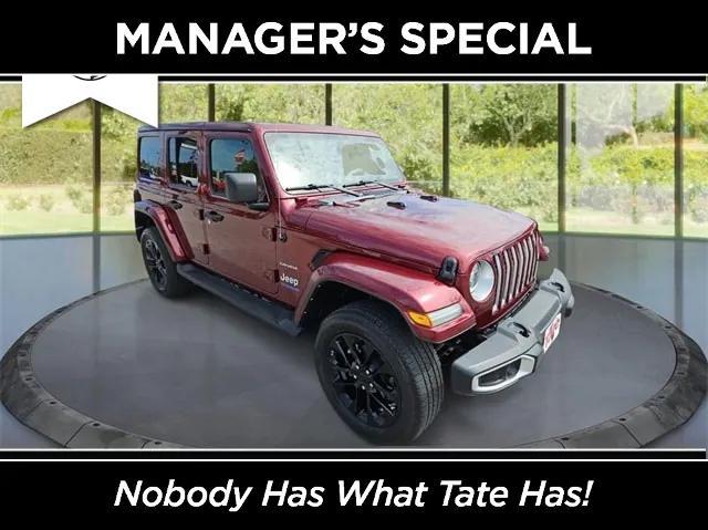 used 2021 Jeep Wrangler Unlimited 4xe car, priced at $32,500