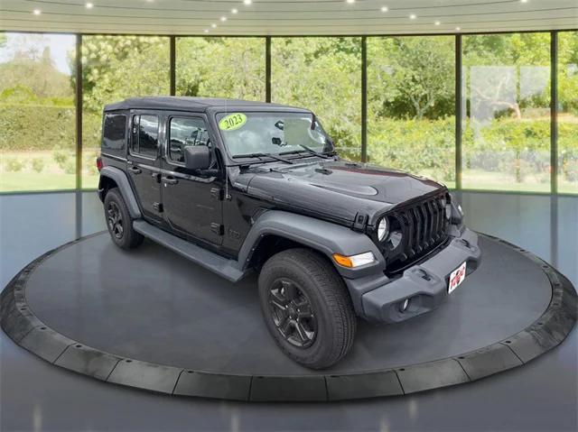 used 2023 Jeep Wrangler car, priced at $27,900