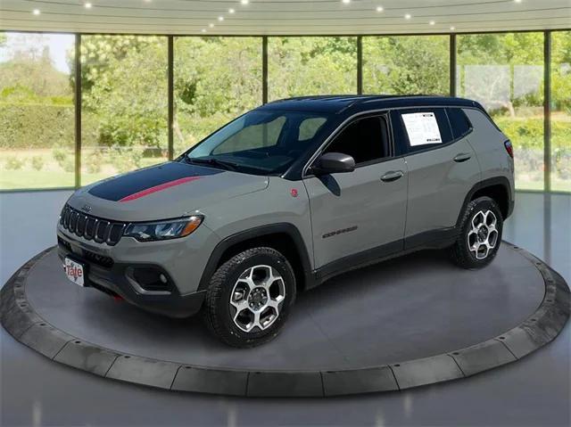 used 2022 Jeep Compass car, priced at $23,400