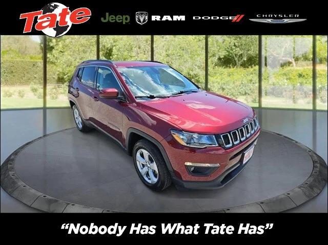 used 2021 Jeep Compass car, priced at $18,487