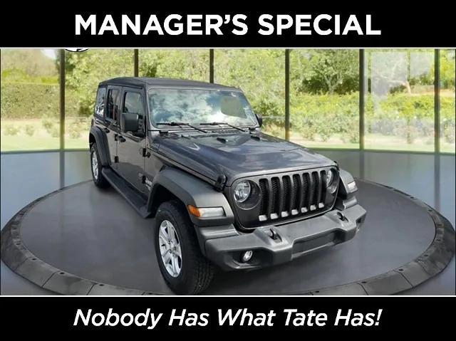 used 2021 Jeep Wrangler Unlimited car, priced at $27,600