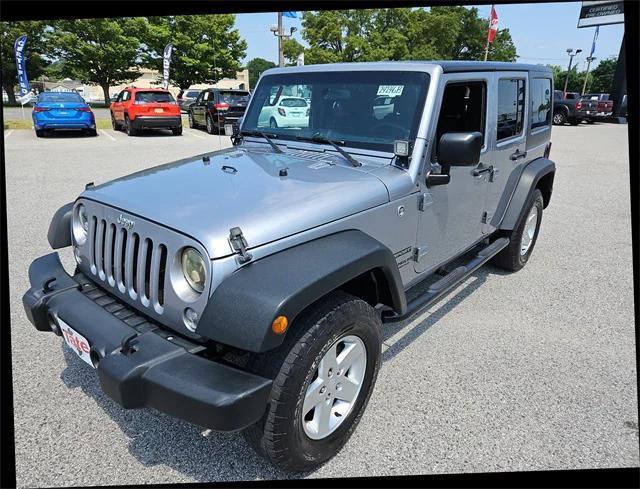 used 2017 Jeep Wrangler Unlimited car, priced at $16,987