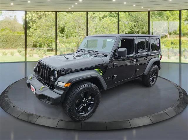 used 2021 Jeep Wrangler Unlimited car, priced at $22,900