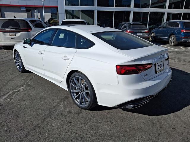 new 2025 Audi A5 Sportback car, priced at $51,980