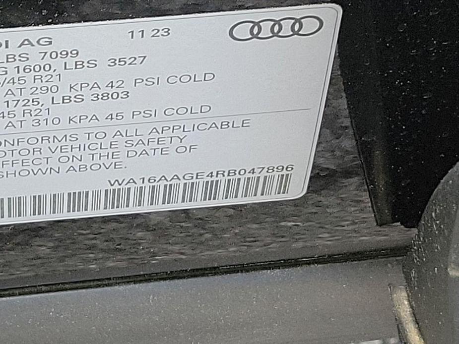 new 2024 Audi Q8 e-tron car, priced at $92,645