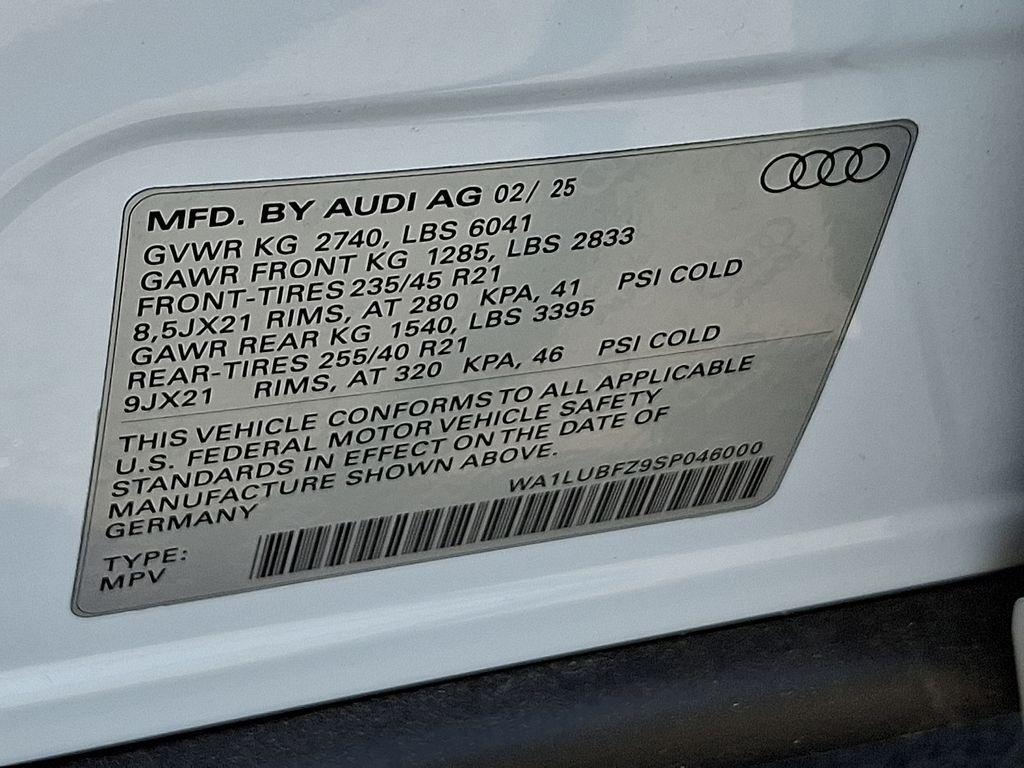 new 2025 Audi Q4 e-tron car, priced at $65,380