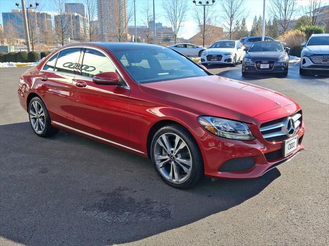 used 2018 Mercedes-Benz C-Class car, priced at $17,882