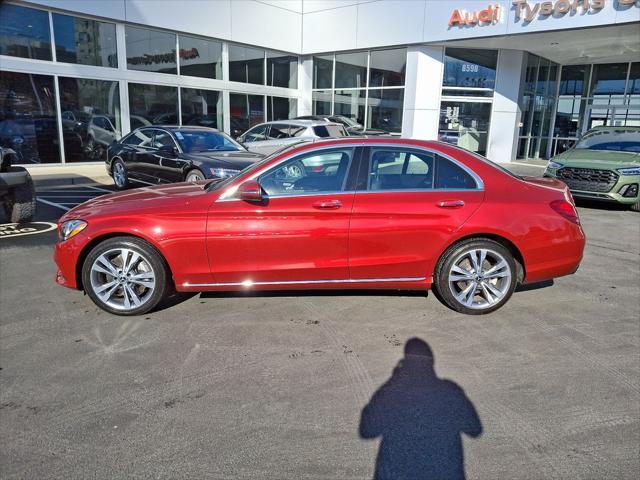 used 2018 Mercedes-Benz C-Class car, priced at $17,882