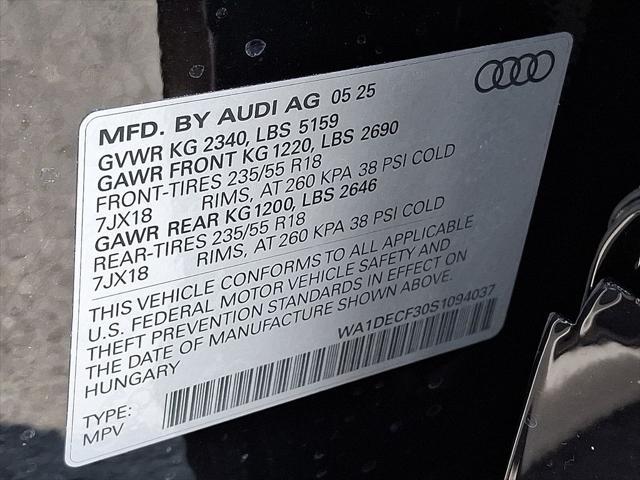 new 2025 Audi Q3 car, priced at $44,060