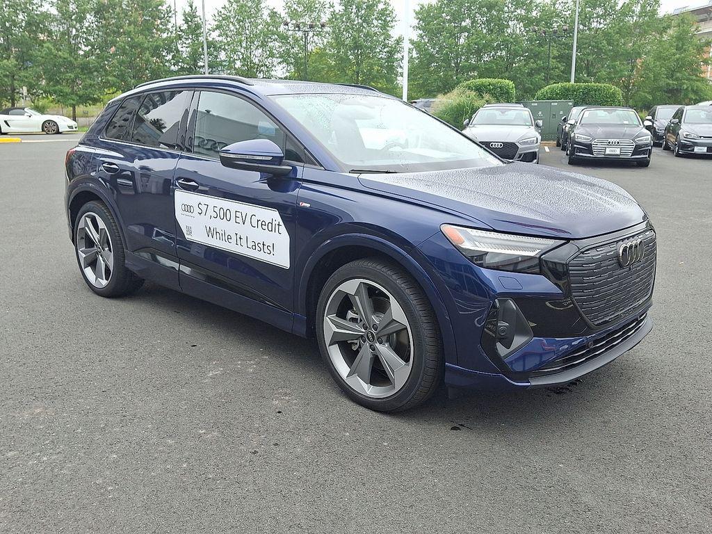 new 2025 Audi Q4 e-tron car, priced at $67,565