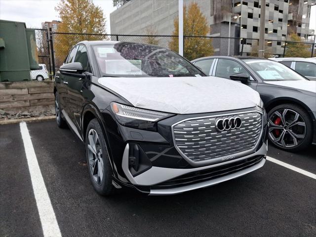 new 2025 Audi Q4 e-tron Sportback car, priced at $69,065