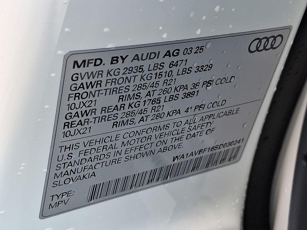 new 2025 Audi Q8 car, priced at $77,520
