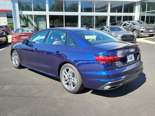 new 2025 Audi A4 car, priced at $48,075