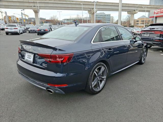 used 2018 Audi A4 car, priced at $21,000