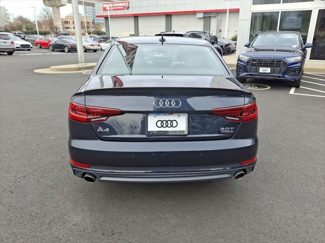 used 2018 Audi A4 car, priced at $21,000