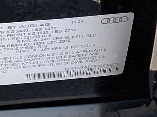 new 2025 Audi Q5 car, priced at $50,250