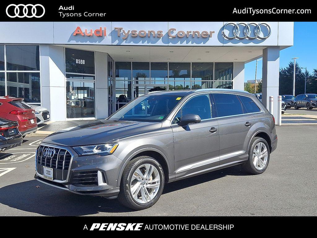 used 2021 Audi Q7 car, priced at $27,720
