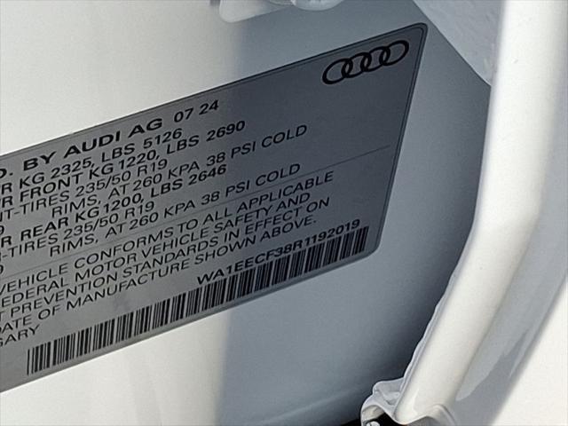 new 2024 Audi Q3 car, priced at $47,795